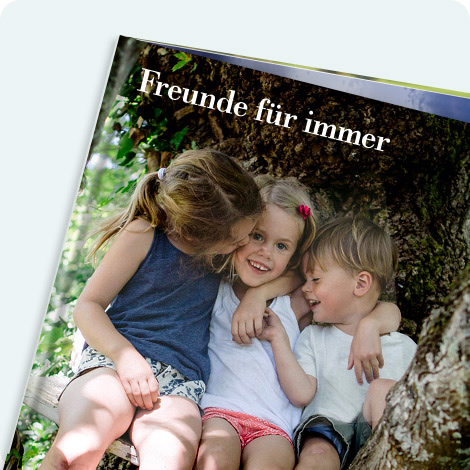 Mattes Hardcover mit glänzenden Seiten